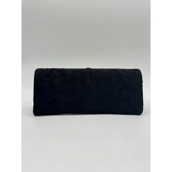 JW PEI Zaria woven suede women's clutch shoulder bag - Black - Picture 12 of 12